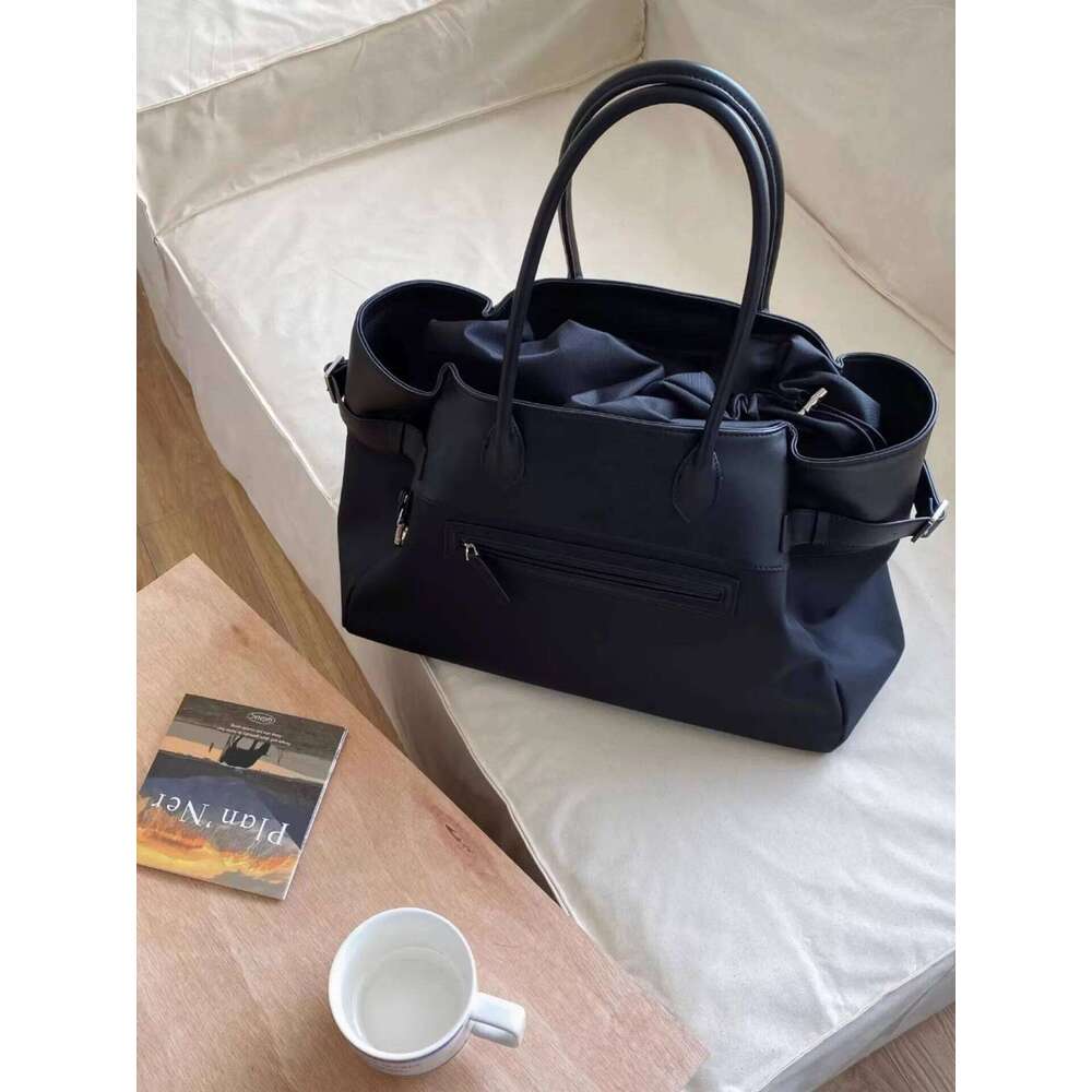 Margaux 17 Inside Out Genuine Leather Tote Bags For Women Classic Handbags Pocket Large Capacity Shoulder Bag