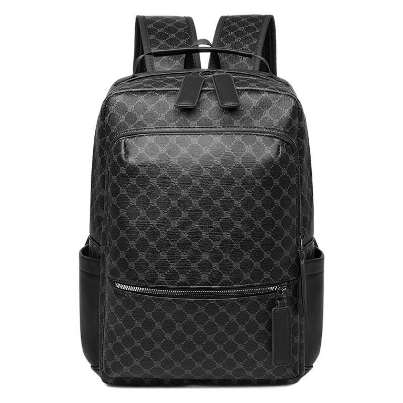 Free shipping men simple backpack new fashion large capacity computer bag popular print travel backpack 2025
