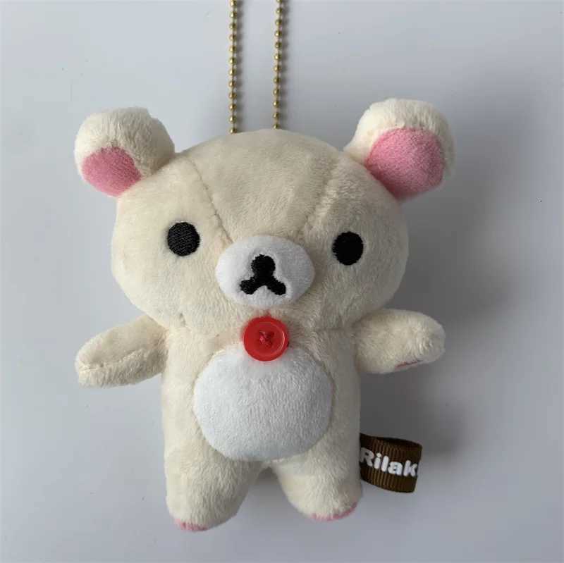 Cute Kawaii Plush Keychain Rilakkuma Korilakkuma Anime Keyring for Bag Gift for Girls KidsXJ250928