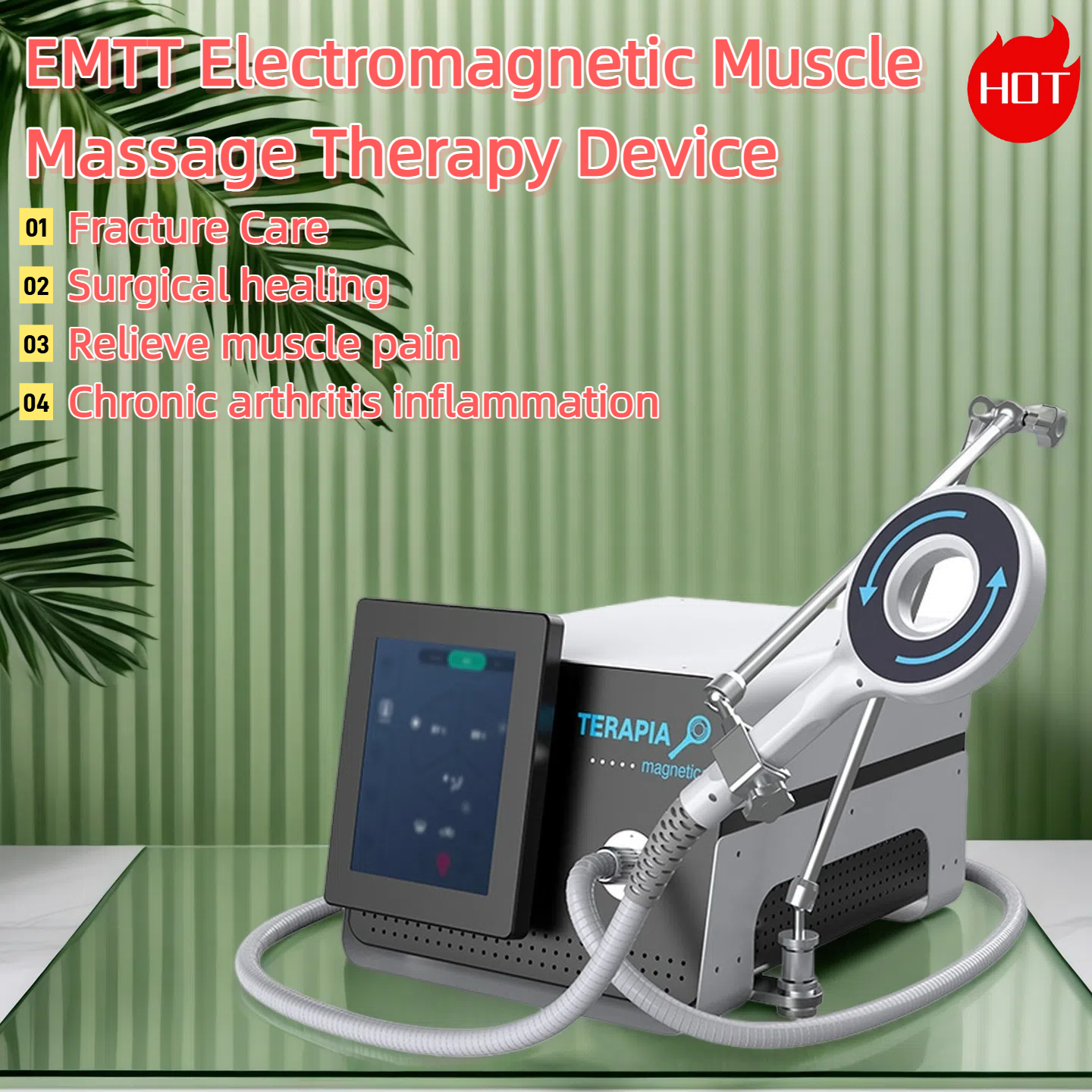 Hot Emtt Physio Magneto Therapy Magnetoterapia Pain Relief PEMF Sports Injury Therapy Magnetotherapy Physiotherapy Machine Intervertebral Disc Herniat