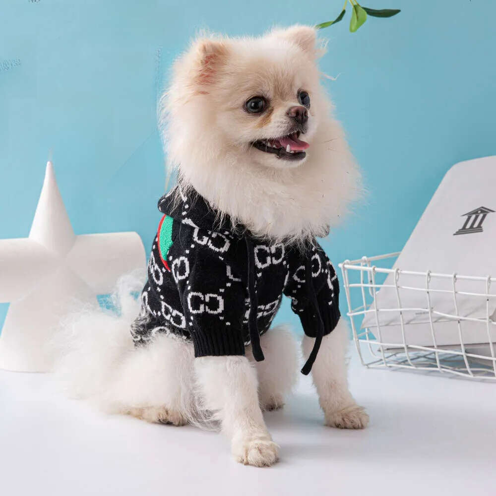 2025 new 20styles New Autumn And Winter Cardigan Pet Sweater High Weight Warm Chenery Dog Coat