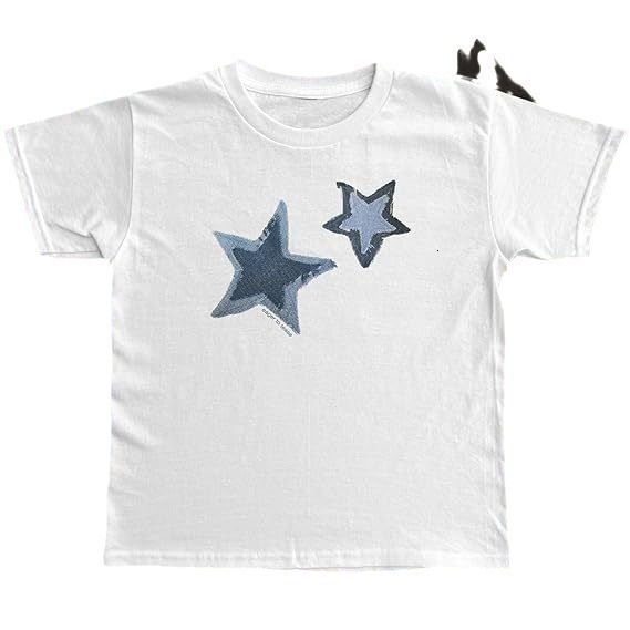 New Y2K Short Sleeve Womens Round Neck Spicy Girl Short TShirt 250628