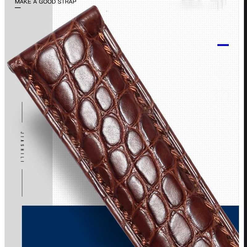 18mm 19mm 20mm 22mm 23mm Soft Crocodile Skin WATCHBand Mens WATCH StrAP For Bracelet Calfskin bottom W250928