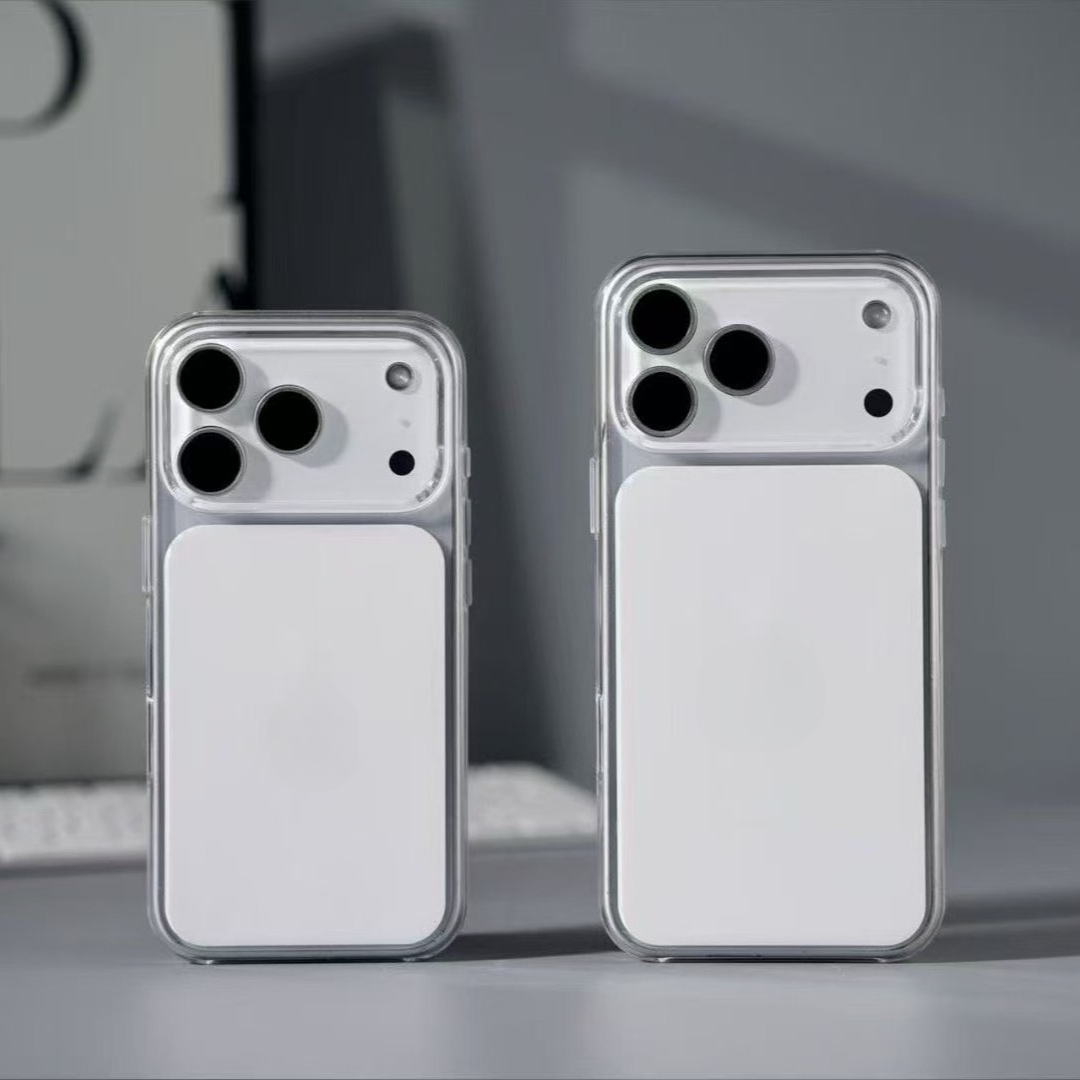 Transparent MagSafe Silicone Case for IPhone17 Pro/17 Pro Max Slim Soft Drop Resistant Protective Cover Case