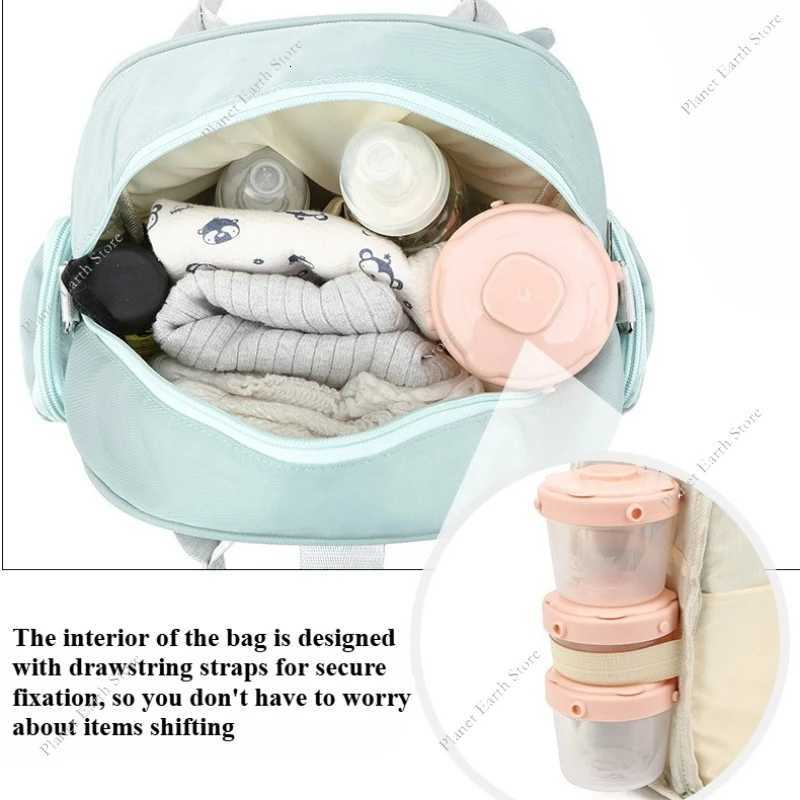 1PC Fashion Mom and Baby Bag Waterproof Single Shoulder Mummy Bags Dry and Wet Separation Shoulder Handbag Car Hanging BagXJ250928