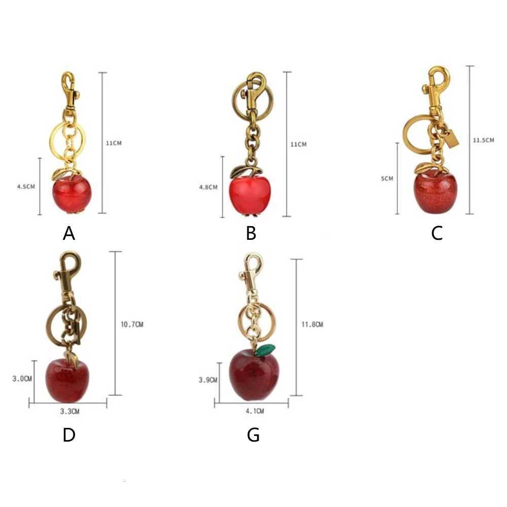 Luxury Ornaments Cherry Keychain 3D Crafts Key Decoration Crystal Cherry Pendant Handbag Jewelry Bag Accessories Car Keyring Hanging Y250929as