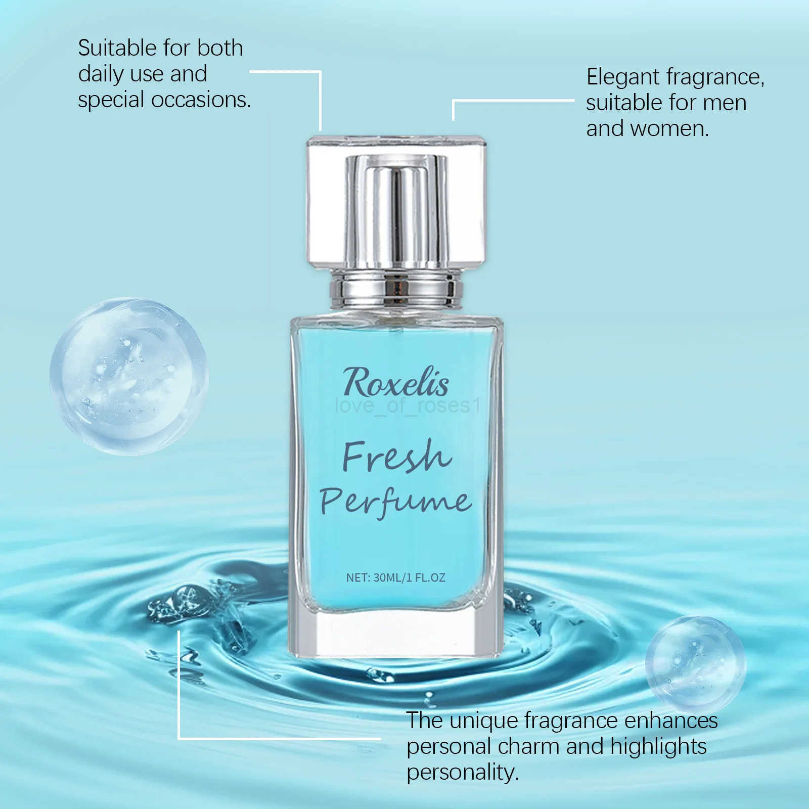 Roxelis 30ml Amber Woody Perfume For Dating Glamour Lasting Romantic Light Fragrance Charm Flirting Seduction Scent Perfume Z250928