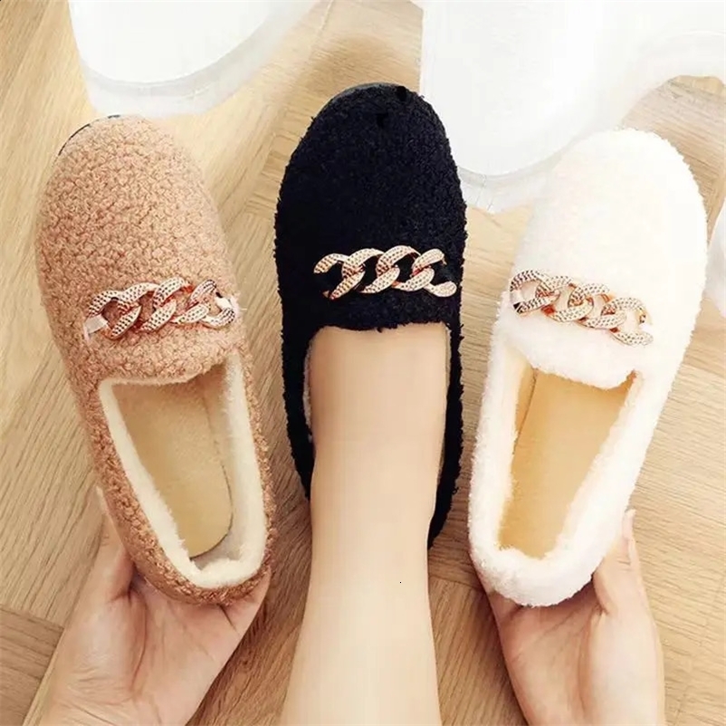 Large size 35-40 womens Lambswool Moccasins winter wool shoes womens ballet dancers warm wool Loafers womens refrigerated fur apartment241127bj