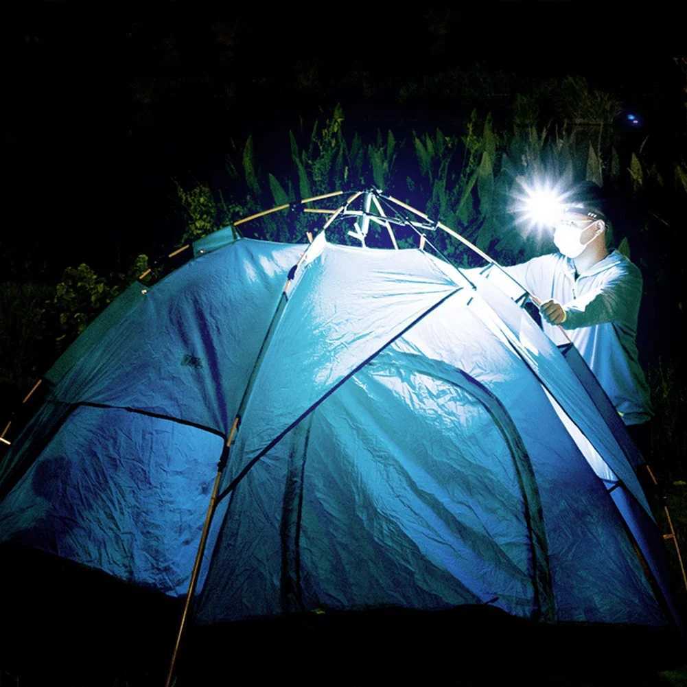 LED Induction Headlamp 7 Modes TypeC USB Rechargeable Mini Cap Clip Light 700Lumens Head Flashlight for Camping Fishing Lantern C250928