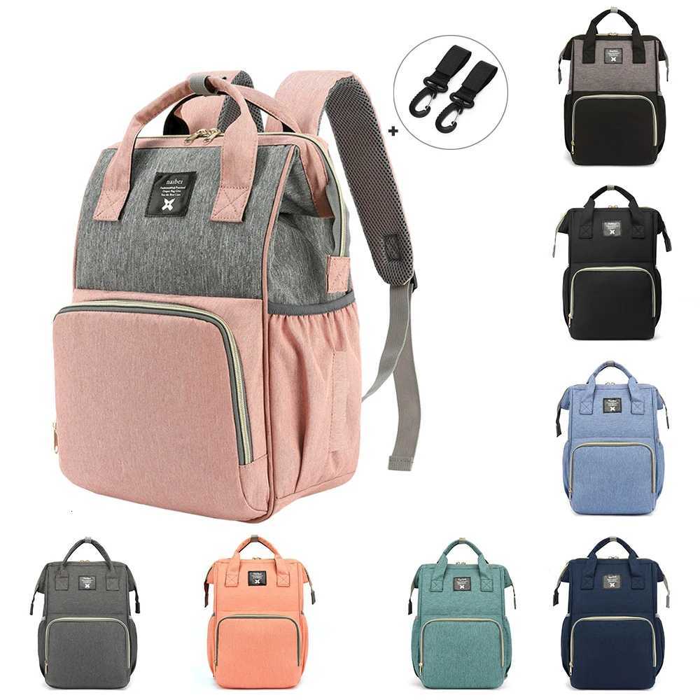 Baby Diaper Bag Waterproof Backpack Fashion Mummy Materni Mother Brand Mom Backpack Nappy Changing Baby Nursing Bags for MomXJ250928