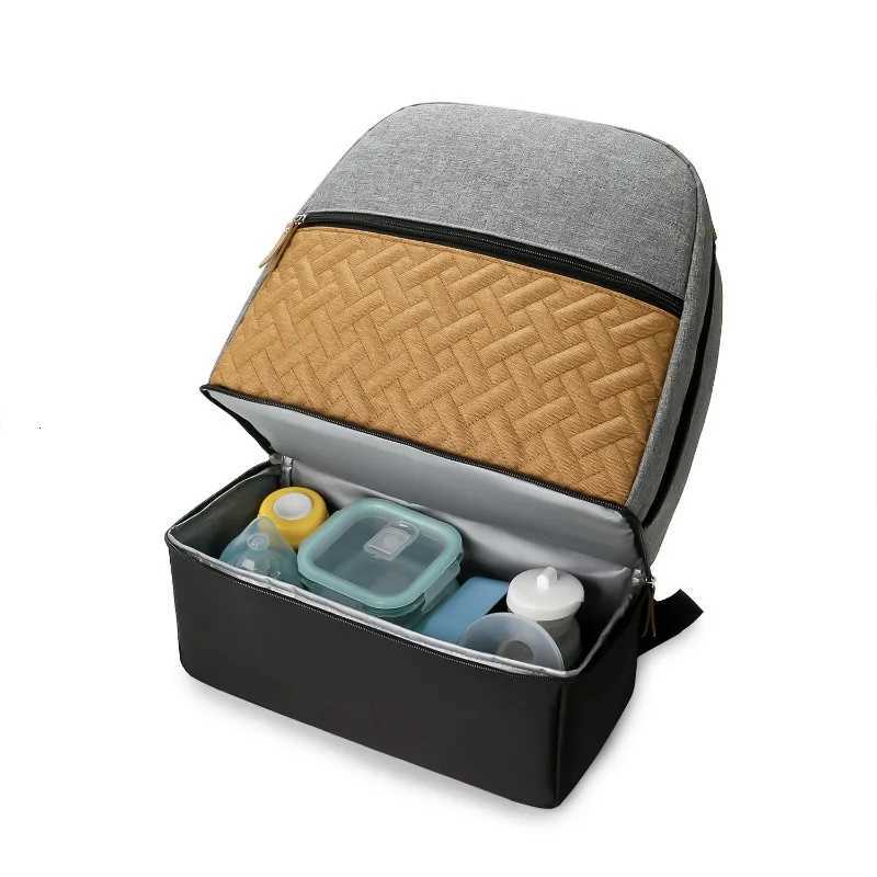 Baby Bag Diaper Bag Backpack Baby Bottle Bag for Parents Slish Baby Bag OrganizerSophisticated and Spacious Mommy BagXJ250928