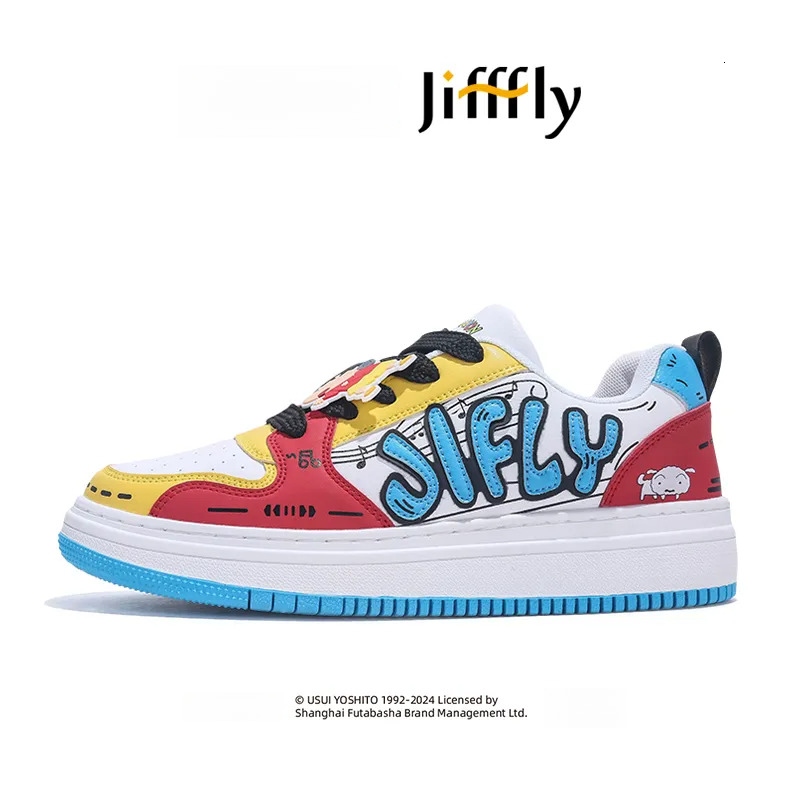 Jifffly Designer Crayon Collaboration Skate Shoes 2025 New Men's And Women's Thick-soled Casual Luxury Shoes Sports Sneakers Are Fashionable