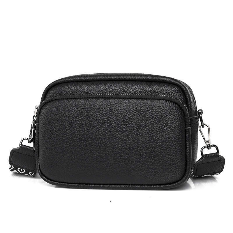 designer bag Luxury bag Genuine Leather Women's New Trendy Fashion Niche Single Shoulder Crossbody Top Layer Cowhide Small Square Bag