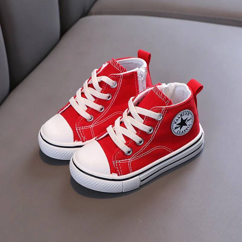 Children's Canvas Shoes Designer With Soft Soles Comfortable And Casual Luxurious Breathable Board For Boys Girls Autumn New