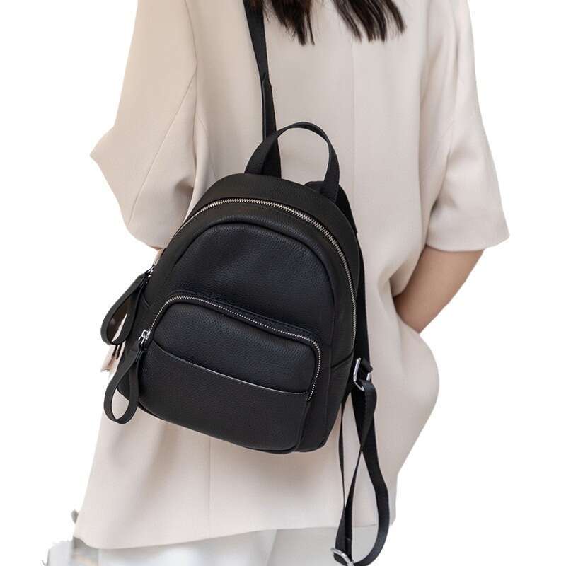 designer bag Luxury bag Top Layer Cowhide Togo Leather for Women, Simple Commuter Travel School Bag, Elegant Versatile Women's Backpack