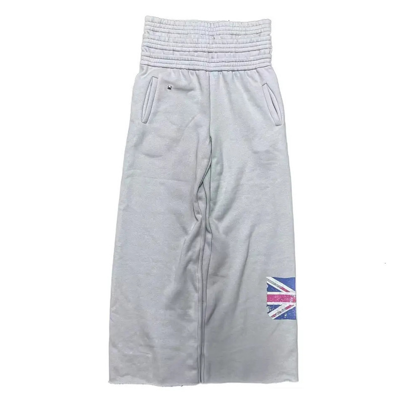 style casual pants youth trendy printed flag sweatpants ins comfortable high waist long 250306