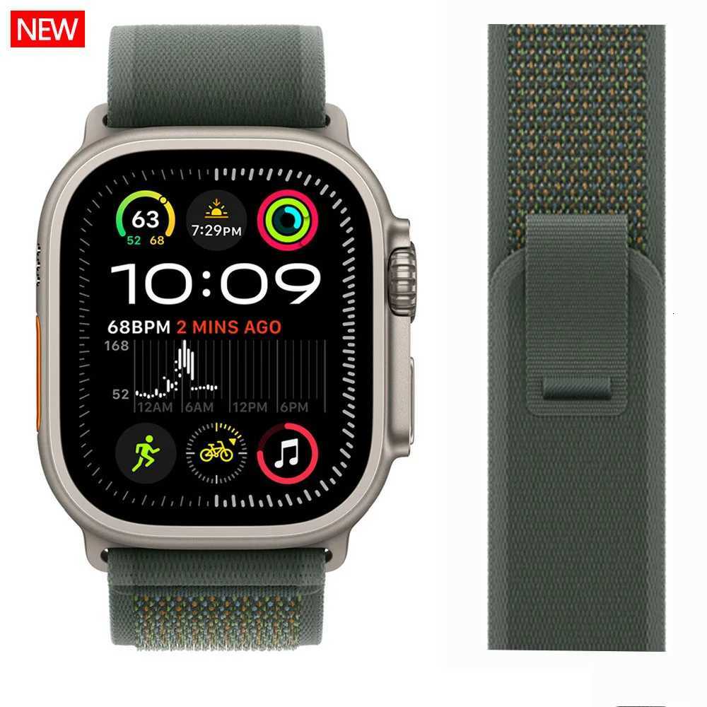 trail loop For apple watch ultra 2 Band 49mm 44mm 40mm 45mm 41mm 42mm 38 correa bracelet iWatch series 7 6 se 8 9 10 46mm straps W250928