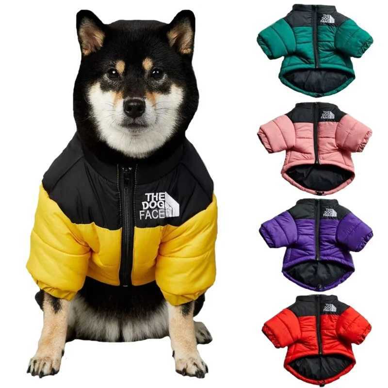 The Dog Face Winter Pet Dog Down et Clothes for Small Medium Dogs Warm Thick White Duck Down Vest French Bulldog Puppy Coat X250928