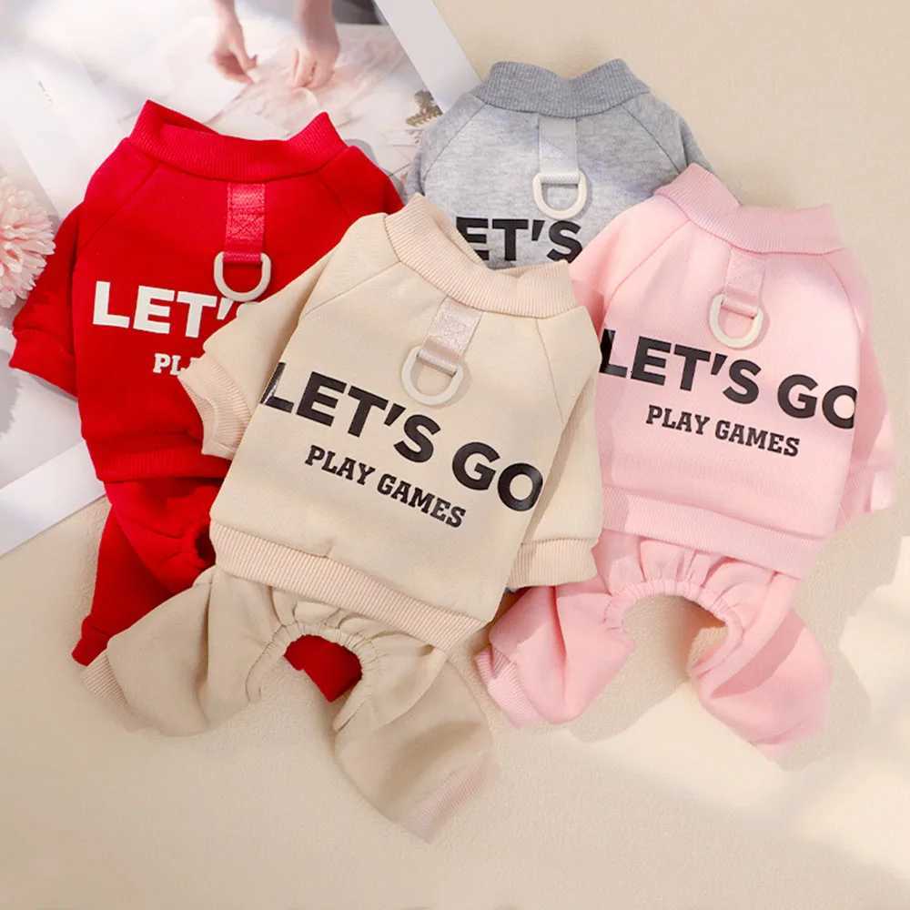 Winter Sport Dog Hoodies 4 Legs Jumpsuit for Small Dogs and Cats Fashion Pet Cat Puppy Sweatshirt Doggy Onesie Warm Pet Clothing X250928