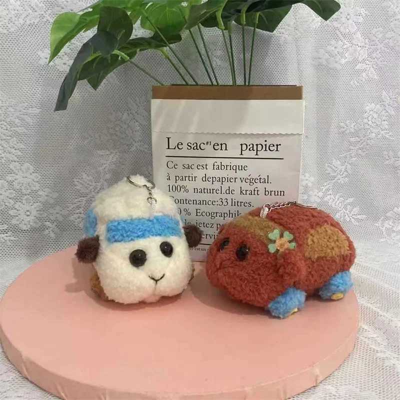 Cute PUI Plush Toy Bag Pendant Japan Anime Guinea Pig Stuffed Animal Plushie Figure Soft Keychain Doll Keyring Birthday GiftXJ250928