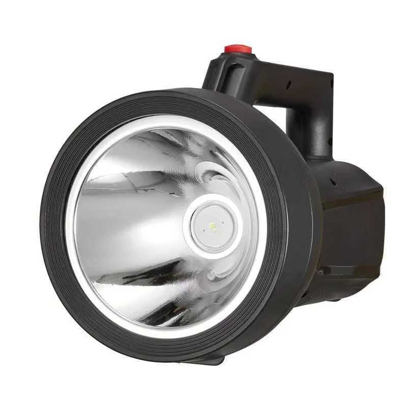 High Light LED Searchlight 8000mAh Long Range camping light USB Rechargeable Work Light Waterproof Outdoor Bright Flashlight C250928