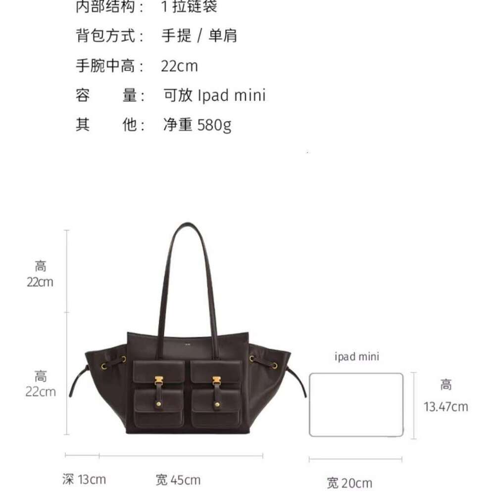 designer bag Luxury bag JWPEI Pocket Handbag Linda Motorcycle Tote Bag for Women Large Capacity Commuter Shoulder Underarm 2025 New Model