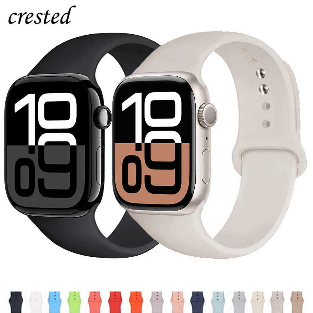 Silicone Band For Apple Watch straps 40 mm 49mm 44 mm 45mm 46mm 42mm 41mm 38mm sports bracelet iWatch series 10 9 8 3 SE ultra 2 W250928