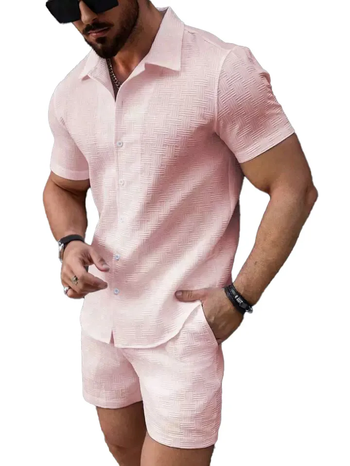 new quality designer Men s Tracksuits Sets Jogger Sweatshirts Sports Jogging Suits man tracksuits Two Piece Set T Shirt Summer checked Short Sleeve Sh