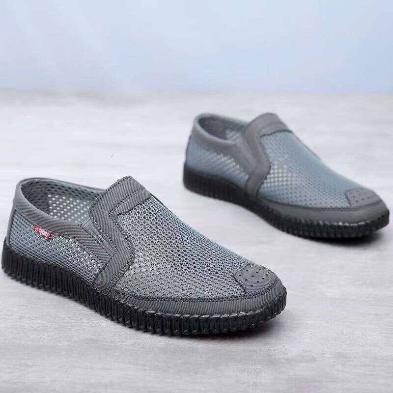 Beijiang Wolf Breathable Beijing Cloth Shoes Dad Summer Wear-resistant Non-slip Mesh Hollow Men's