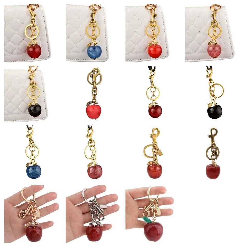 Luxury Ornaments Cherry Keychain 3D Crafts Key Decoration Crystal Cherry Pendant Handbag Jewelry Bag Accessories Car Keyring Hanging Y250929as