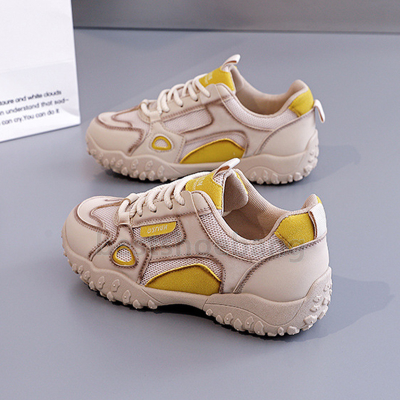 Casual designer shoes Breathable mesh sneakers womens trainers Stylish Versatile hiking Anti-Slip outdoor sports shoes Size 35-40