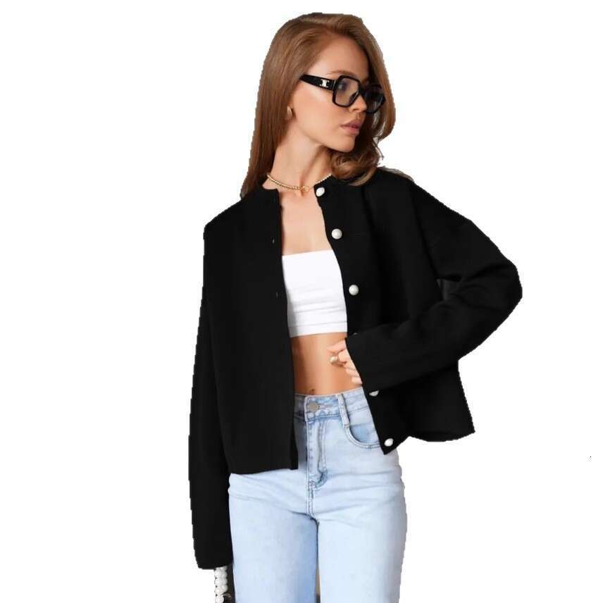 Cross-border Autumn/Winter Women's Fashion Casual Pullover Sweater with Letter Embroidery, Round Neck Knitted Top