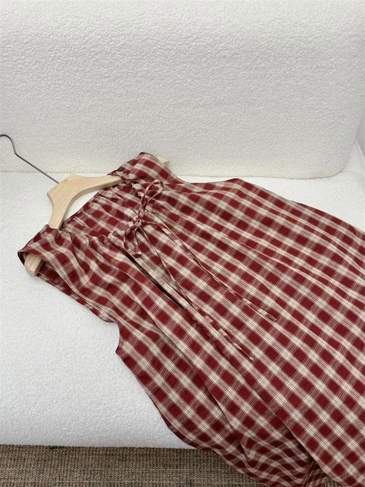 GC171 Summer new irregular sleeveless vest dress