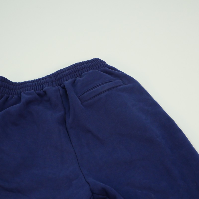 Casual Male Long Pants Made from Soft Durable Fabric Highlighting a Distinctive Sewn-on Artistic Motif-06008