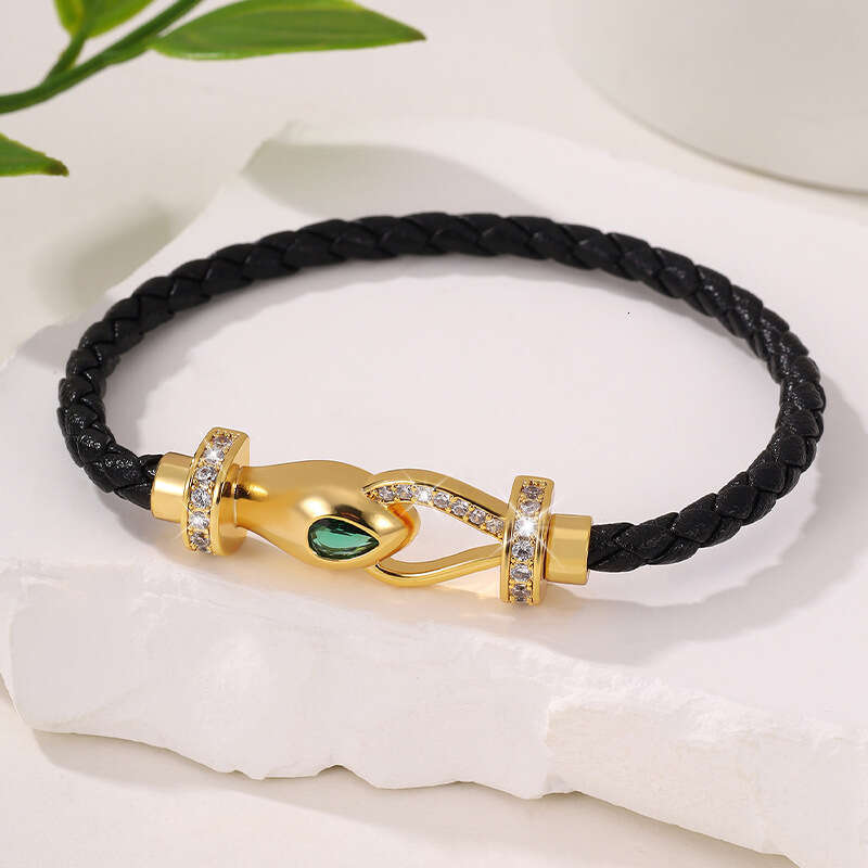 New Horseshoe Buckle Couple Bracelet Female Korean Version fashion High Sense of Hand Jewelry
