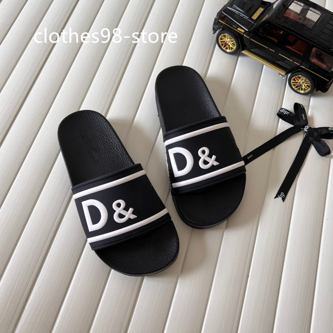 Men Slippers Flats Designer Real Leather Sandals Summer Flip Flop Heritage Calfskin Sandal For Man Woman Lazy Large Beach Casual Slipper Slides Shoes Men