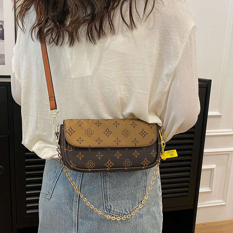 Designer Bags Small Square Bag for Women Fashion Pattern Printed Trendy Elegant Evening Women's Versatile Shoulder Crossbody Underarm Bag