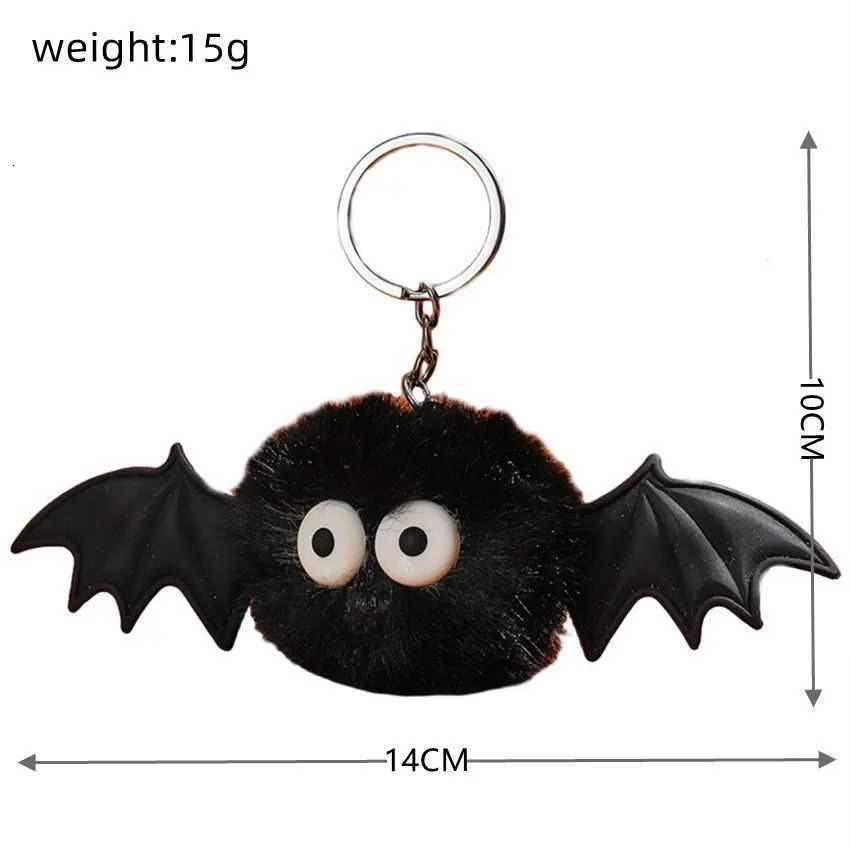 Cute Halloween Bat Devil Plush Pendant Keychain for Women Men Kids Lovely Keyring Backpack Bag Accessories Gifts for FriendsXJ250928