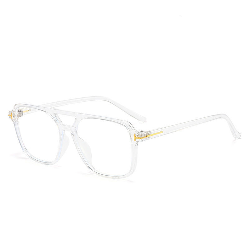 Double Bridge Sunglasses Fashion Trend AntiBlue Light Glasses Can Be Paired with Prescription Glasses and Sunglasses 250521