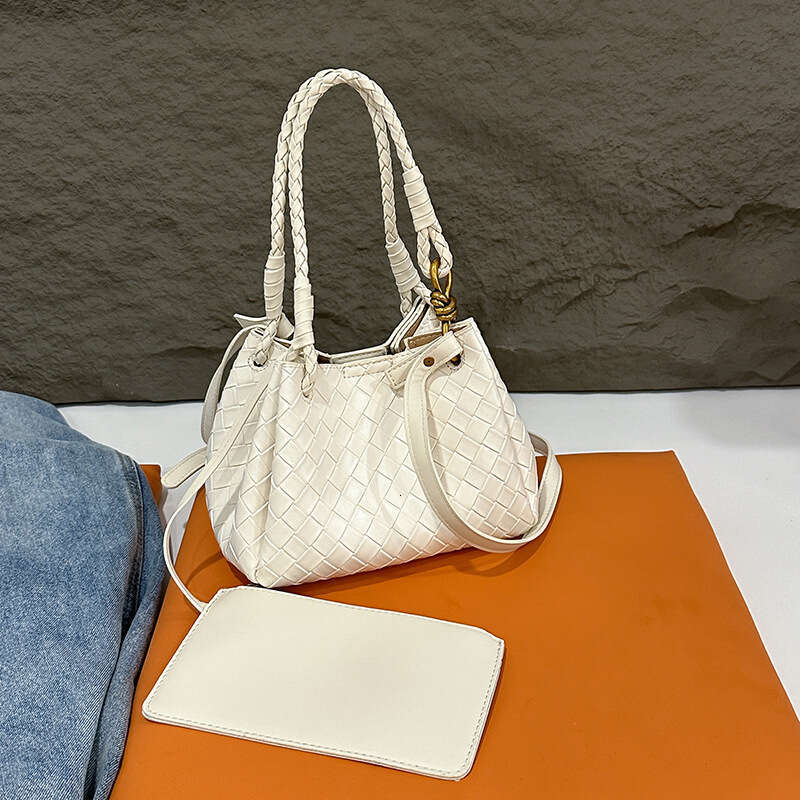 designer bag Luxury bag Woven Handheld Basket Bucket Parachute B Brand Same Style Women's Single Shoulder Crossbody Lucky Bag