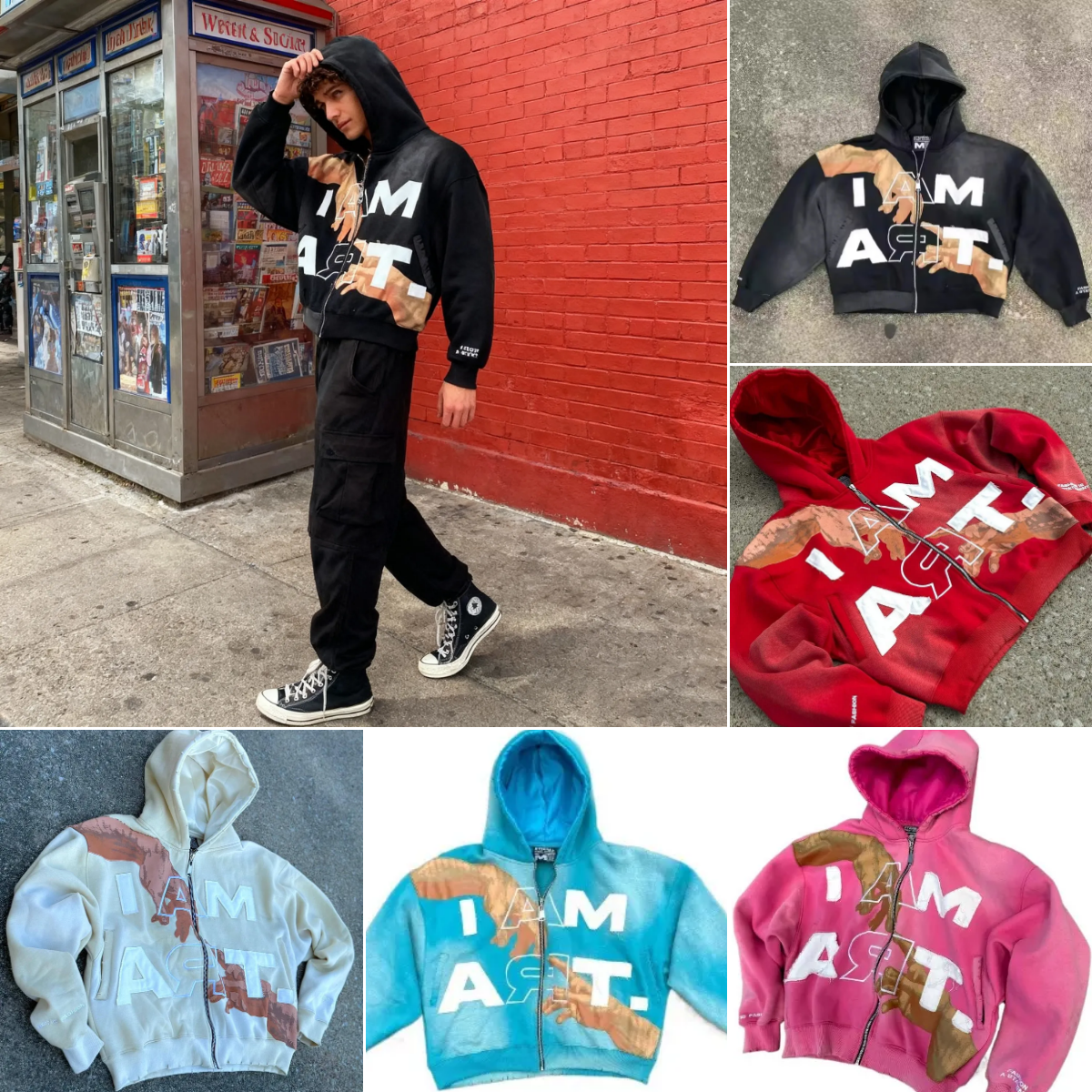 Designer Men's Hoodies Y2k Streetwear Sweatshirt Letter Prints Graphics Zipper Hoodie Autumn and Winter Loose Sweatshirt Man Clothes sudadera hom