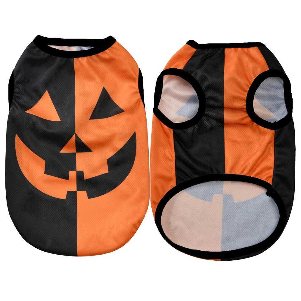 Dog Clothes For Small Medium Dogs Cats Halloween Pumpkin Paw Print Puppy Vest Coat Chihuahua Yorkies Costumes Pet Party Clothing X250928