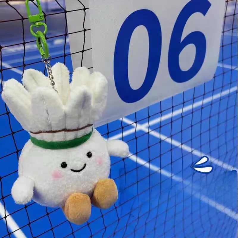 Creative Badminton Plush Doll Keychain Backpack Pendant Doll GiftXJ250928