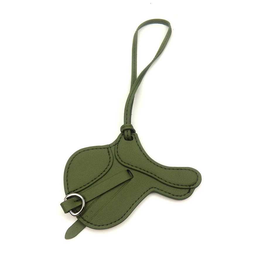 Luxury Fashion Soft Leather Saddle Bag Charm Hanging Decoration Ornament Bag Ornaments For Lady Handbag Bag Accessories Y250929as