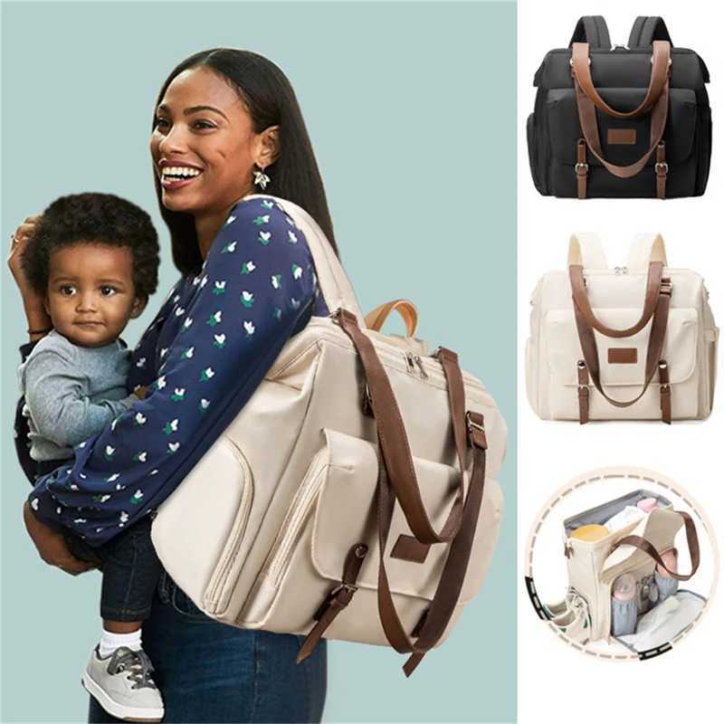 Large Capaci Mommy Bag Lightweight Materni Backpack Multifunctional Polyester Crossbody Bag Outdoor Travel Baby OrganizerXJ250928