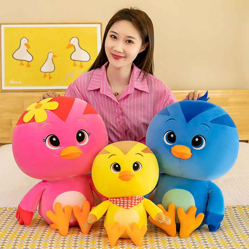 Squad Adorable Soft Cute Cartoon Chicken Baby Plush Toy Childrens Sleep Companion Doll
