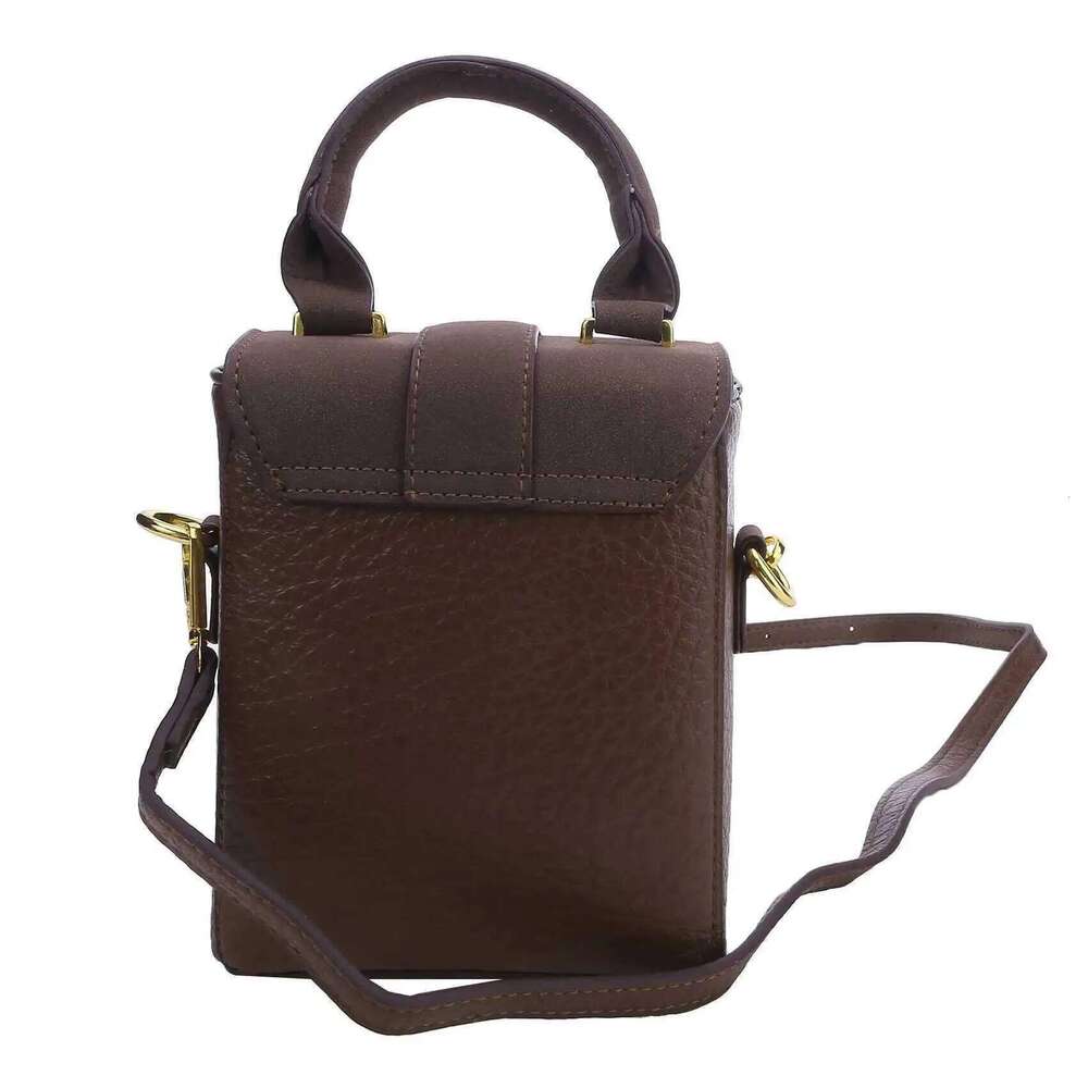 Simple and Retro Portable Small Square Single Shoulder Bag Crossbody Ba241214