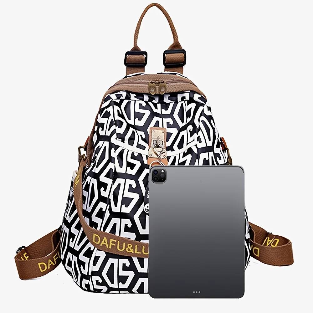 New Retro Texture Niche High Appearance Level Large Capacity Men and Women Go Out Commuting Leisure Backpack high-quality