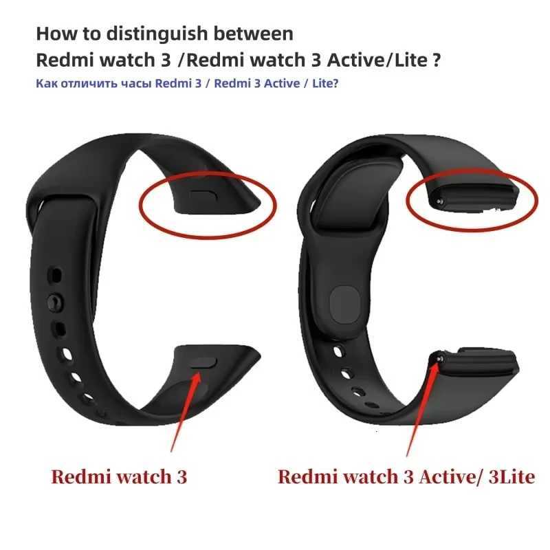 Silicone StrapCase for Xiaomi Redmi Watch 3 Active band smartwatch Accessories Sport Bracelet For Redmi watch3 ActiveLite Case W250928
