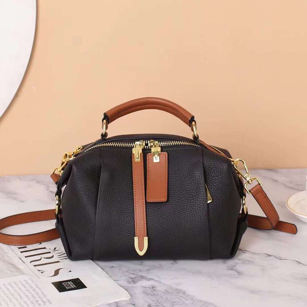 designer bag Luxury bag Genuine Leather Handbag for Women 2025 Single Shoulder TOGO Top Layer Cowhide Boston Bag